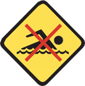 Diamond Warning Sign